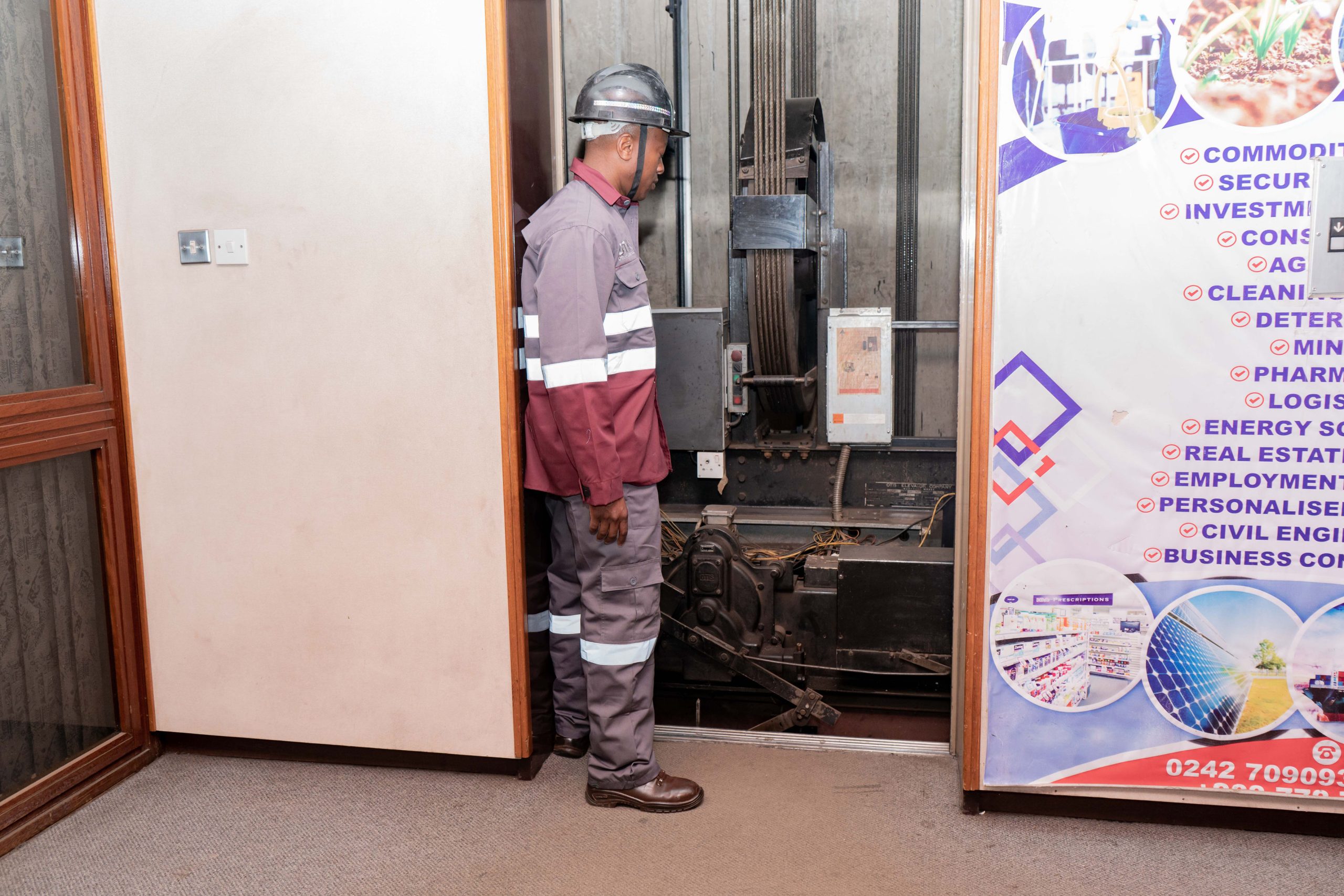 Elevator maintenance
